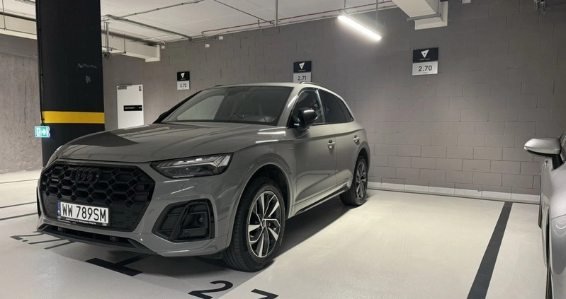 Audi Q5 cena 193000 przebieg: 77000, rok produkcji 2021 z Warszawa małe 191